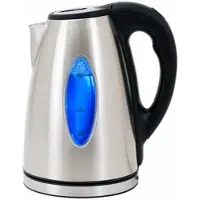 Monzana Wasserkocher Silber/Schwarz Edelstahl 1,7L