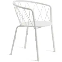 Vermobil Moderner Outdoorsessel Daisy stapelbar matt weiß