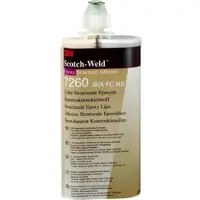 3M Scotch-Weld 2-Komponenten-Konstruktionsklebstoff auf Epoxidharzbasis für das EPX System 7260 B/A FC NS, Schwarz, 400 ml
