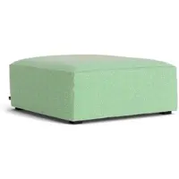 HAY - Mags Soft Ottoman S01 (XS), grün-weiß (Tartaglia 989) / Nähte: beige (Filzgleiter)
