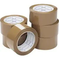 RAJA Verpackungsklebeband Braun 50 mm x 66 m (L) PP (Polypropylen) 6 Stück