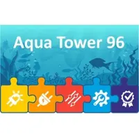 LEDaquaristik GmbH eco+ LED Beleuchtung für Aquatlantis Aqua Tower 96 Aquarium | Komplett-Set