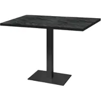 Restootab - Tisch Milan 120x70cm Dekor schwarz Moon