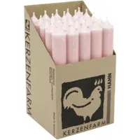 Kerzenfarm Hahn Stabkerzen Pastellaltrosa, 180/22 mm, , Brenndauer 8h, 25 St.