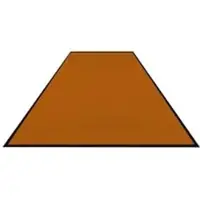 M&A Matting Schmutzfangmatte Colorstar, gold, waschbar, glatter Rücken 746085150150-C11 , Maße (B x T): 85 x 150 cm