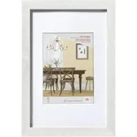 Walther design Fiorito Holz Bilderrahmen Kunstglas, 50x70 cm, weiss