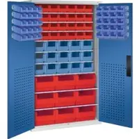 C+P Magazinschrank Serie 13, 1950x1100x535mm, 7035/5010
