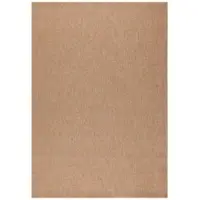 Carpetsale24 Indoor Outdoor-Teppich Flachgewebe Natürlicher Sisal Look Wetterfest Wohnzimmer Balkon Küche Terrasse Boho Design Grösse: 80x150 cm