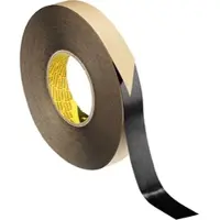 3M Elastisches Polyurethanklebeband 9343, Schwarz, 19 mm x 33 m, 0,43 mm