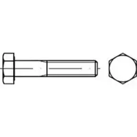 Industrial Quality Supplies Sechskantschraube DIN 931 m.Schaft M 20 x 140 12.9