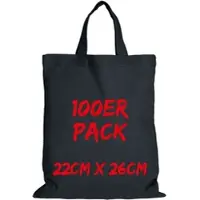 TEXXILLA Apothekertasche Mehrpack mit zwei kurzen Henkeln, Dunkelblau, dunkelblau