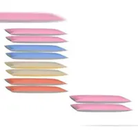 EXKLUSIV HEIMTEXTIL Kissenhülle Kissenbezug Doppelpack mit Reißverschluss 40 x 145 cm hochwertige Jersey Qualität Rosa/Grau