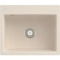 Villeroy & Boch V&B Einbauspüle SUBWAY 60 S FLAT 565x475mm Handbet ivory