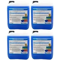 Faba Chemie 4 x 5 L Flüssigwaschmittel Konzentrat blau Universal Color