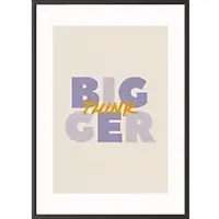 PaperFlow Wandbild Think bigger 420 x 594 mm