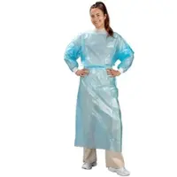 BODY PRODUCTS 100 Medi-Inn PP-Laborkittel - teilbeschichtet - blau - 150x170 cm - Schutzkittel