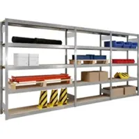 Regalwerk BERT Großfachregal Anbaufeld HxBxT 2000x1695x300mm