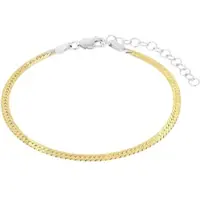 Amor Armband "2039095", silber (gelbgoldfarben, silberfarben), Armbänder, Damen, 21cm, Silber 925 (Sterlingsilber), Armband