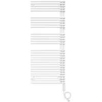 Zehnder Forma Asym Handtuchwärmer elektrisch, rechts, 1.569 x 91 x 598 mm, Weiß (RAL 9016)