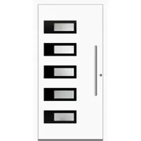 Haustuerenland.de Aluminium Haustür RC2 "CLARISSA" 78 mm Wunsch-RAL-Farbe innen öffnend DIN rechts