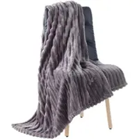 Holiday Heimtex Kuscheldecke Aloha 150x200 cm | grau - grau