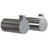 Frost - Nova 2 Wandhaken, Ø 16 x T 27 mm, Edelstahl poliert (2er-Set)