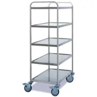 ROLLCART Tischwagen 5 Etagen, 1000 x 600 mm