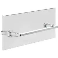 Gessi Inciso Handtuchhalter 300 mm, Montage an Glaswand, 58613