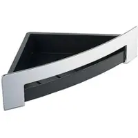 BRILLANTBAD BYTRO Eckseifenkorb Messing Kunststoff Chrom 160x280x75 mm für Bad & WC >> zum Bohren