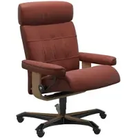 Stressless Erik | Home Office Paloma Dark Henna Eichefarben