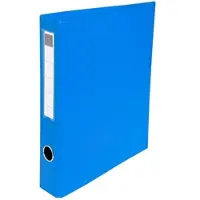 Exacompta 51642E 15x Ringbuch aus kaschiertem Karton, 4 Ringe 40mm, Rücken 60mm, 32x29cm für DIN A4 Maxi - Blau