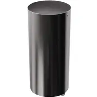 Steinberg Serie 480 Seifenspender, herausnehmbarer PE Behälter, 4808000BGM, Farbe: Brushed Gun Metal