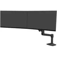 Ergotron LX Dual Tisch Monitorhalterung für USM Tisch, schwarz (46-490-225)