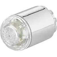 INFACTORY Dynamo-LED-Wasserhahnaufsatz zur Temperaturkontrolle, leuchtet farbig