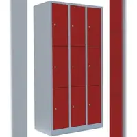 Steelboxx Schließfachschrank 9 Fächer Wertfachschrank Fächerschrank Spind 180x88,5x50cm