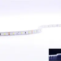 Longlife LED Strip 12V LED Streifen 5M 4,8W/m 60LED/m 8mm - Lichtfarbe: Kaltweiß 6000K - Schu...