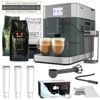 KitchenAid Kaffeevollautomat KF7 Juniper - Set mit 3 kg Kaffee und Zubehör
