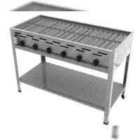 ChattenGlut Professional Gastrobräter 6-flammig Standgerät 27,0kW und Rost