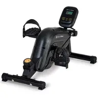 Sportplus I Mini-Heimtrainer für Zuhause I kleiner Beintrainer inkl. Trainingscomputer, Pedaltrainer, 8 Widerstandsstufen, Pedale wie beim Crosstrainer, SP-HT-0100-B-iE