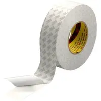 3M Doppelseitiges Klebeband mit Papiervlies-Träger 9080HL, Weiß, 25 mm x 50 m, 0,16 mm