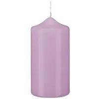 Kopschitz Kerzen Stumpen Kerzen Mittelflieder 10 x Ø 4 cm, 12 Stück getauchte Stumpenkerzen mit Spitzkopf in RAL Qualität