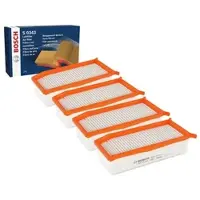 Bosch 4x Luftfilter F 026 400 343 für Dacia Renault Duster Lodgy Sandero II Clio IV