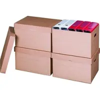 Smartboxpro 220 x Archivbox mit Deckel, 413x330x266mm