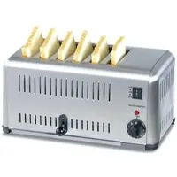 Ristoattrezzature 6-Scheiben-Edelstahl-Toaster 220 V / 3 kw