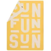 David Fussenegger Wohndecke Silvretta 'FUN SUN' 140 x 200 cm Gelb