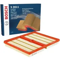 Bosch 3x Luftfilter F 026 400 611 für VW Audi Seat Skoda Polo V A1
