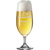 Luxentu Biertulpe Pilsglas 360 ml mit Gravur - Fußball & Schuhe