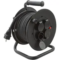 Electra Kabeltrommel mit 4x 230-Volt-Steckdose, 25 m, bis 3.200 Watt, IP44