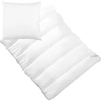 Bestgoodies Bettenset 135x200cm ( 700gr. ), inkl. Kopfkissen 80x80cm ( 600gr. ), Hausstauballergiker geeignet - , Mikrofaser Bezug