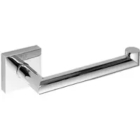 BRILLANTBAD META Papierrollenhalter Rechts Messing Chrom poliert 180x55x70 mm für Bad & WC >> zum Bohren oder Kleben*